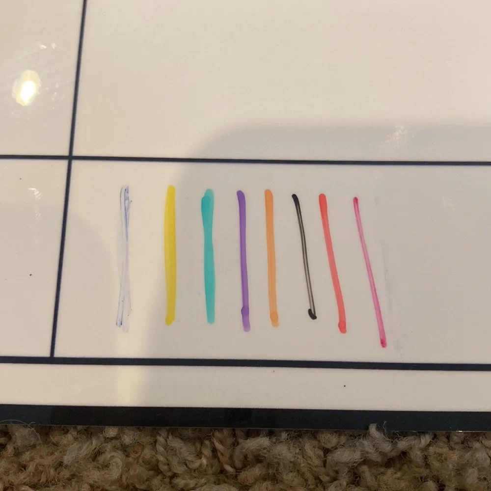 Used Once Magnetic Dry Erase Agenda